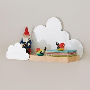 Cloud Wall Shelf, playful whimsical nursery/kids room